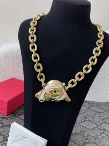 Schiaparelli Sun Eye Pendant Necklaces