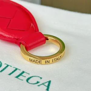 (image for) Bottega Veneta Red Leather Fish Keyrings