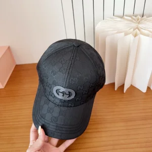 (image for) Gucci Black GG Nylon Baseball Cat Hat