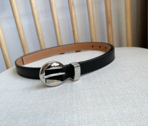 (image for) Loewe Pebble Leather Belt Black 20MM