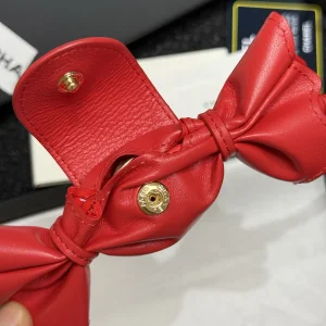 (image for) Chanel Mini Candy Bag Charm Red Lambskin