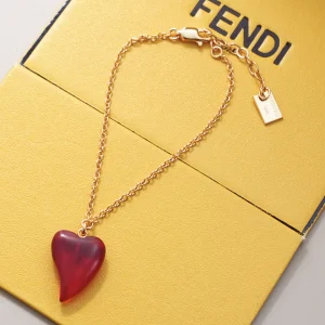 Fendi Red Heartbeat Bracelets