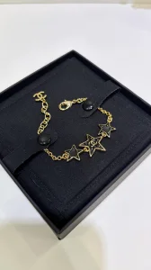 (image for) Chanel CC Black Star Bracelets
