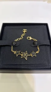 (image for) Chanel CC Black Star Bracelets
