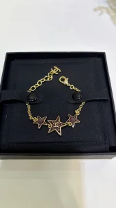 Chanel CC Red Star Bracelets