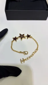 (image for) Chanel CC Red Star Bracelets