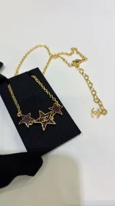 (image for) Chanel CC Red Star Choker Necklaces