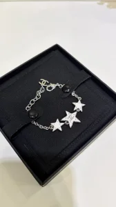 (image for) Chanel CC White Star Bracelets