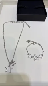 (image for) Chanel CC White Star Bracelets