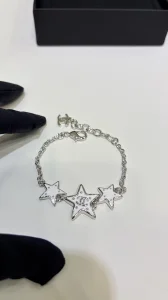 (image for) Chanel CC White Star Bracelets