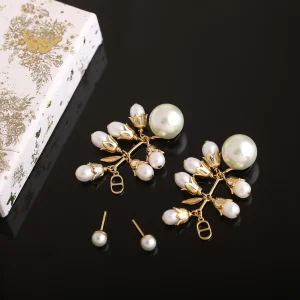 (image for) Dior Tribales Pearls Drop Earrings