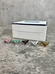 Luxury Womens Jewelry Prada Symbole Triangle Logo Rings Gold A152PP130 AA149814