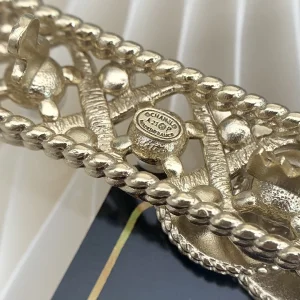 Luxury Womens Jewelry Chanel Diamond CC Logo Gold Hair Accessory A205PP160 AA150069