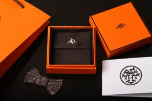 Luxury Womens Jewelry Hermes Finesse Diamonds Ring A205PP170 AA150808
