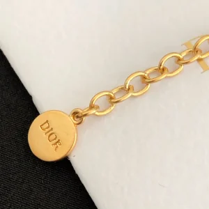 Luxury Womens Jewelry Dior CD Navy Necklace in Raspberry Lacquer A39PP135 AA157040