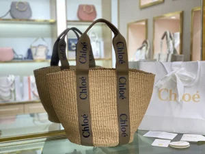 Loewe Large Woody Basket Bucket Bag