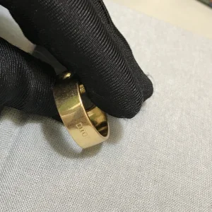 Luxury Womens Jewelry Dior Ring Dior Navy CD Gold Ring A152PP90 AA164880