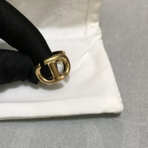 Luxury Womens Jewelry Dior Ring Dior Navy CD Gold Ring A152PP90 AA164880