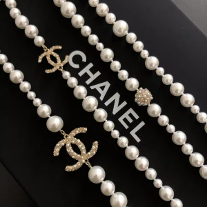 Luxury Womens Jewelry Chanel Necklace Chanel Pearls CC Long Necklace A39PP280 AA170627