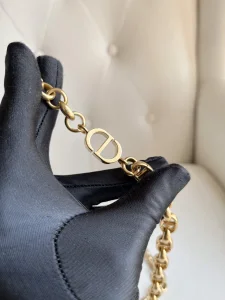 Replica Womens Belts Dior Caro Chain Belt in Shiny Gold A175PP380 AA174571