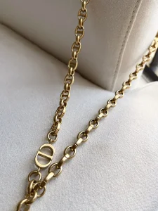 Replica Womens Belts Dior Caro Chain Belt in Shiny Gold A175PP380 AA174571