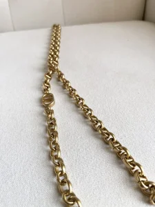 Replica Womens Belts Dior Caro Chain Belt in Shiny Gold A175PP380 AA174571