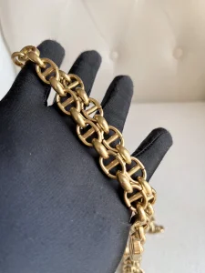 Replica Womens Belts Dior Caro Chain Belt in Shiny Gold A175PP380 AA174571
