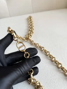 Replica Womens Belts Dior Caro Chain Belt in Shiny Gold A175PP380 AA174571