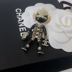 Chanel Nautical Figural Enamel Brooch 
