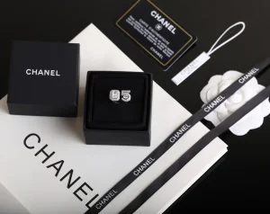Replica Womens Jewelry Chanel Crystal N5 Rings A205PP260 AA179217