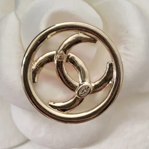 Replica Womens Jewelry Chanel Round Pink CC Logo Earrings A39PP110 AA179571