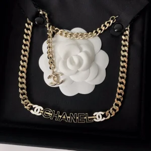 Chanel Monogram Chain Necklace 