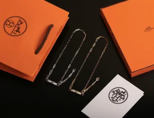 Replica Womens Jewelry Hermes Kelly Chaine Choker Gold Necklace A205PP480 AA182050