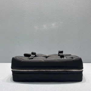 Replica Mens Handbags Prada Black Re Nylon Messenger Bag 29x22x10CM A141PP980 AA185315