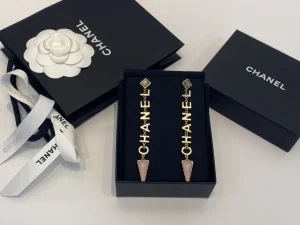Replica Womens Jewelry Chanel Monogram Earrings Pink A39PP180 AA193038
