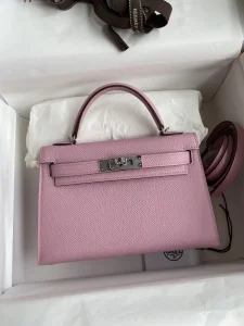 Hermes Kelly Mini Bag Pink Epsom