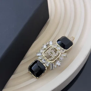 Chanel Crystal CC Hair Pin