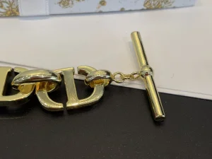 Dior 30 Montaigne Green Gold Bracelet