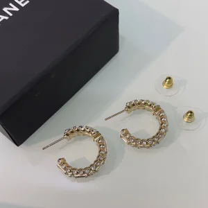 Chanel CC Crystals Earrings
