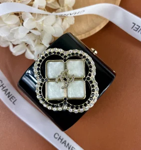 Chanel Crystal CC Bracelets Black
