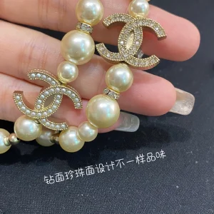 Chanel Vintage CC Pearls Necklaces