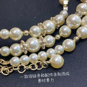 Chanel Vintage CC Pearls Necklaces