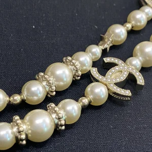 Chanel Vintage CC Pearls Necklaces