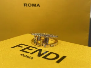 Fendi First FF Crystals Rings