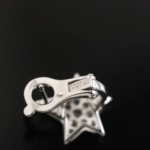 Chanel Comete Crystal Star Earrings