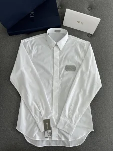 Dior Couture White Cotton Shirt