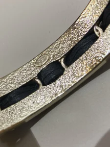 Chanel CC Chain Cuff Bracelet Blue