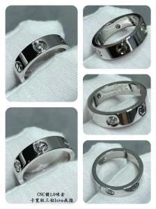 Cartier Single LOVE Diamond Rings