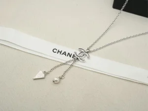 Chanel Crystals CC Pendant Necklaces