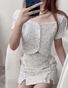 Chanel Crystals CC Heart Pearls Belt